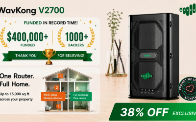 WavKong V2700: World’s 1st RPU-Powered Wi-Fi Router