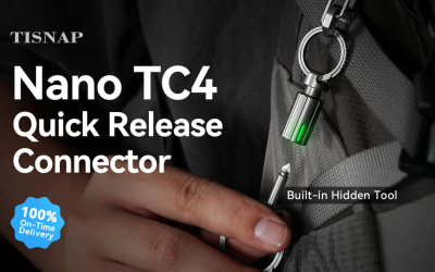 TiSnap: Nano-Hardened Titanium EDC Quick-Release Connector