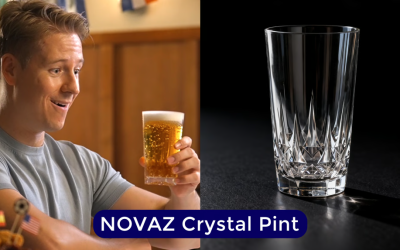 NOVAZ Crystal Pint | Innovative Material | Reusable